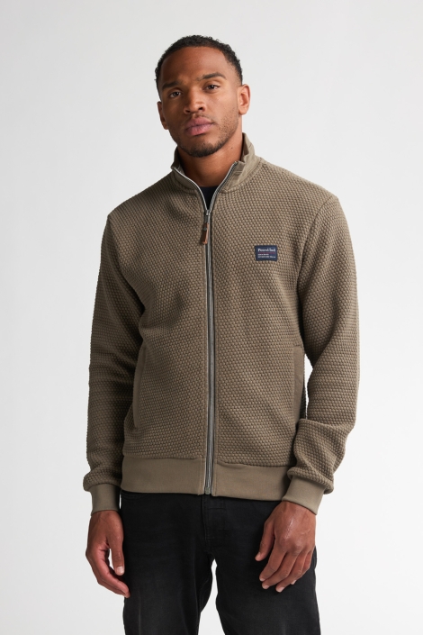 Petrol Industries men sweater collar zip